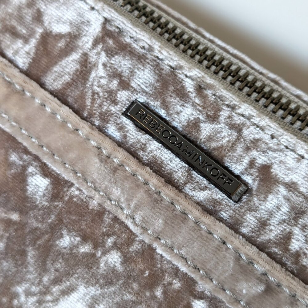 REBECCA MINKOFF Mini Mac Velvet Convertible Crossbody Clutch - Picture 10 of 13